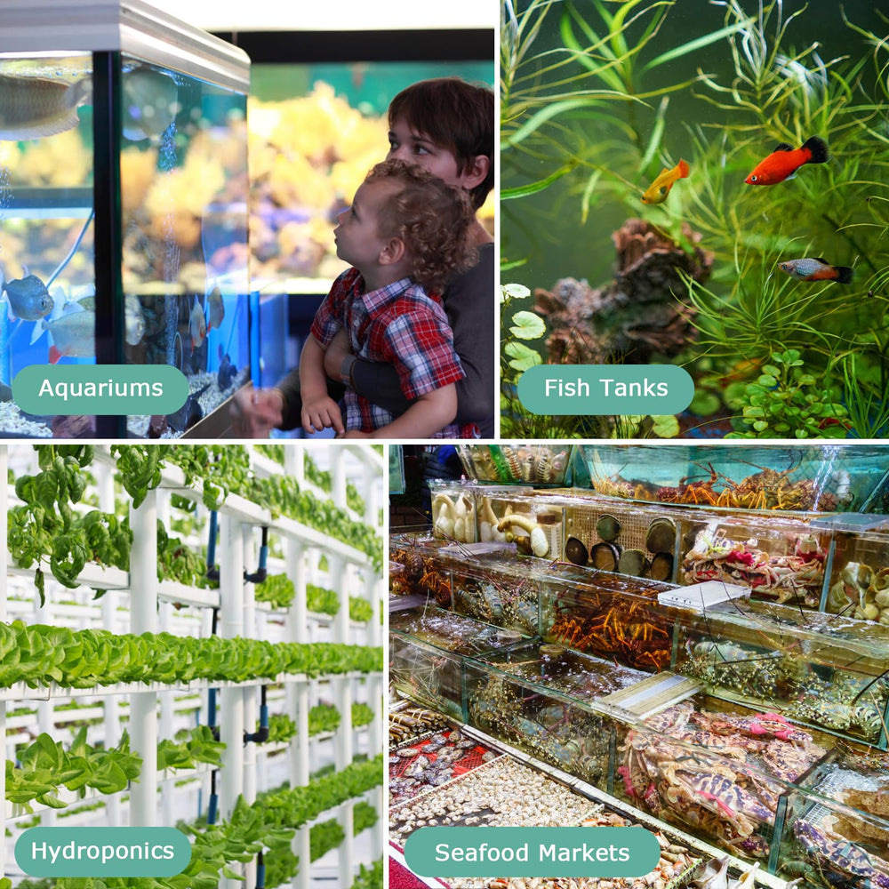 Hygger aquarium air stone hose and tubing assembly supports flexible layouts.