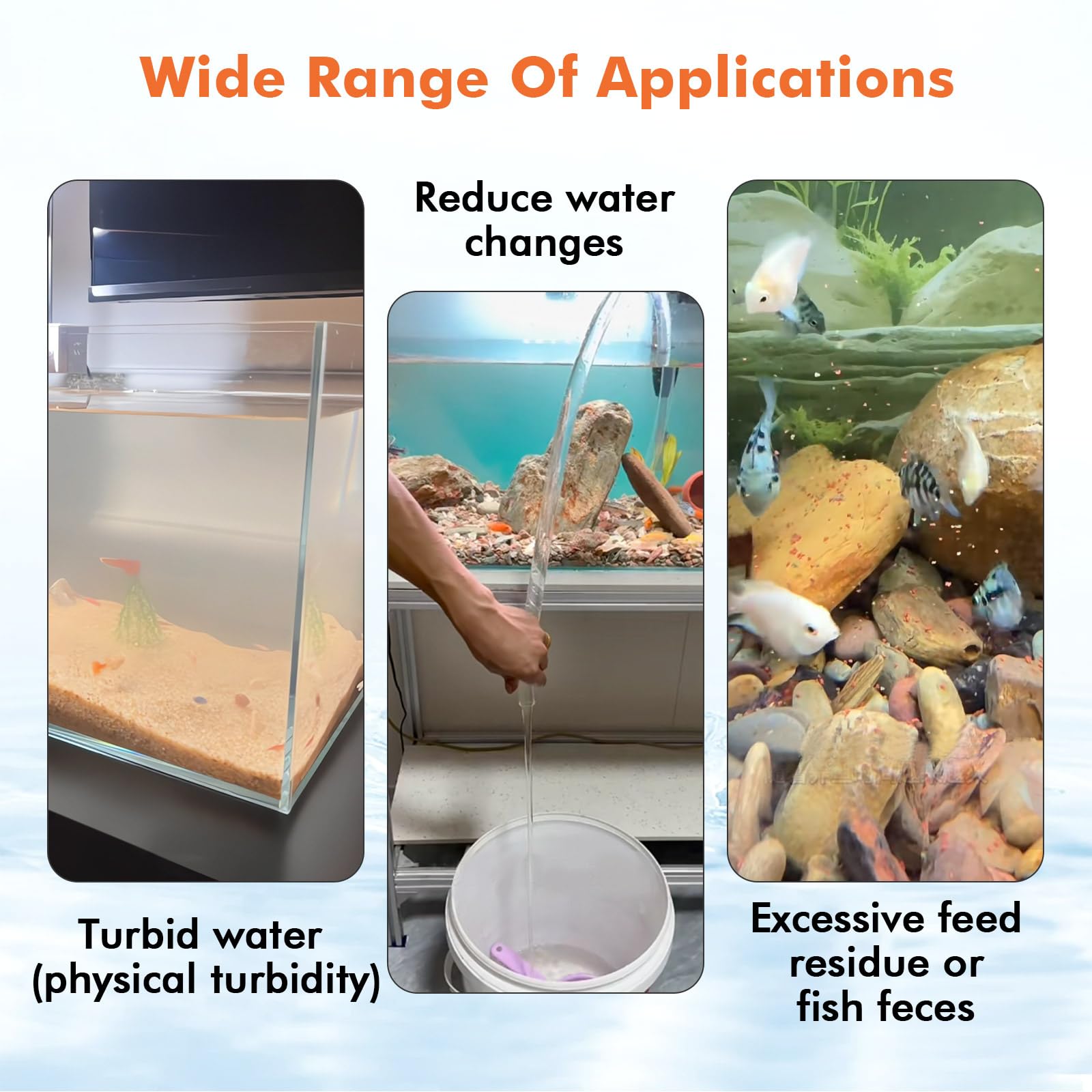 hygger Aquarium Freshwater Tank Clear Water promotes stable conditions and vibrant aquascapes