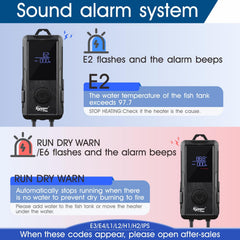 Hygger aquarium heater safety-lock prevents misoperation and accidental heating