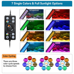 Hygger aquarium LED light timer-memory demonstrates automated schedule recall
