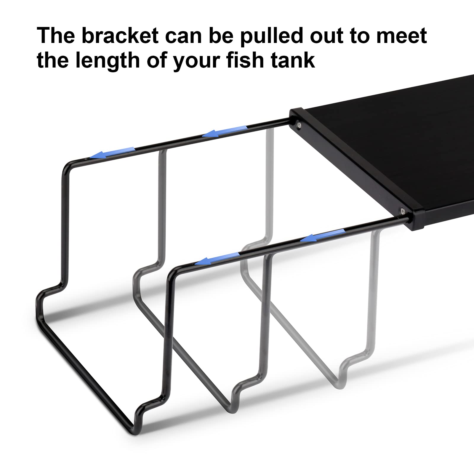 Hygger aquarium-safe bracket materials ensure water-resistant, rust-free performance.