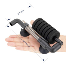 Hygger sponge filter sponges detail highlights soft filtration material for gentle water flow.