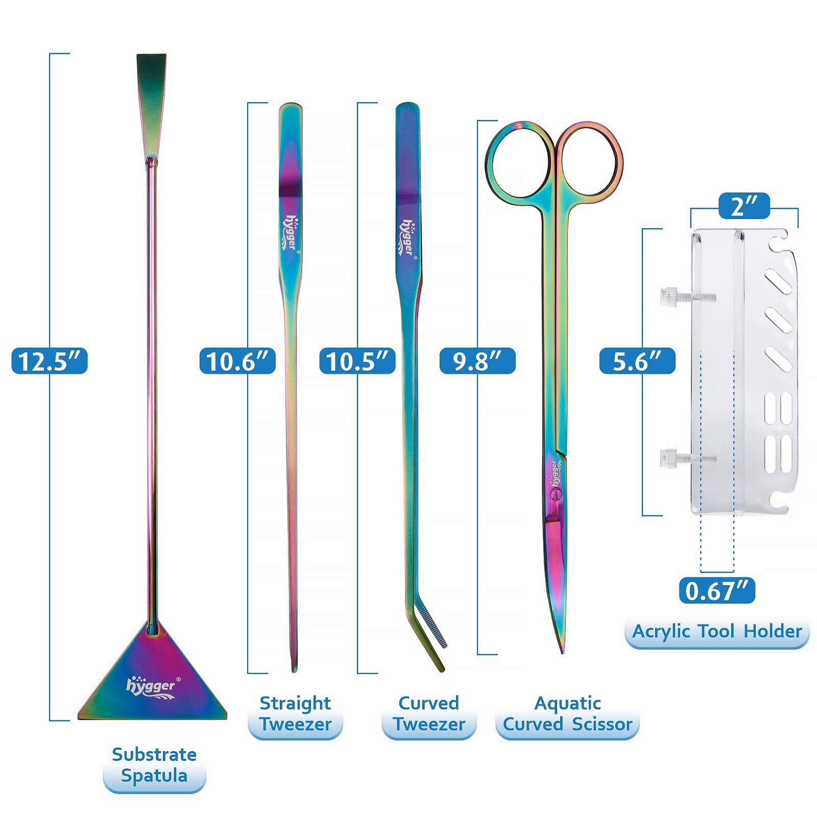 Hygger aquarium tools cleaning cloth helps wipe and dry after use.