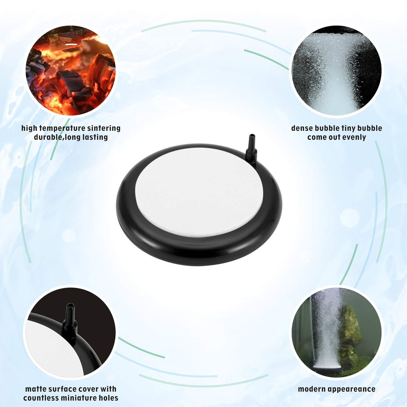 Hygger bubble stone dense output increases bubble count for surface contact