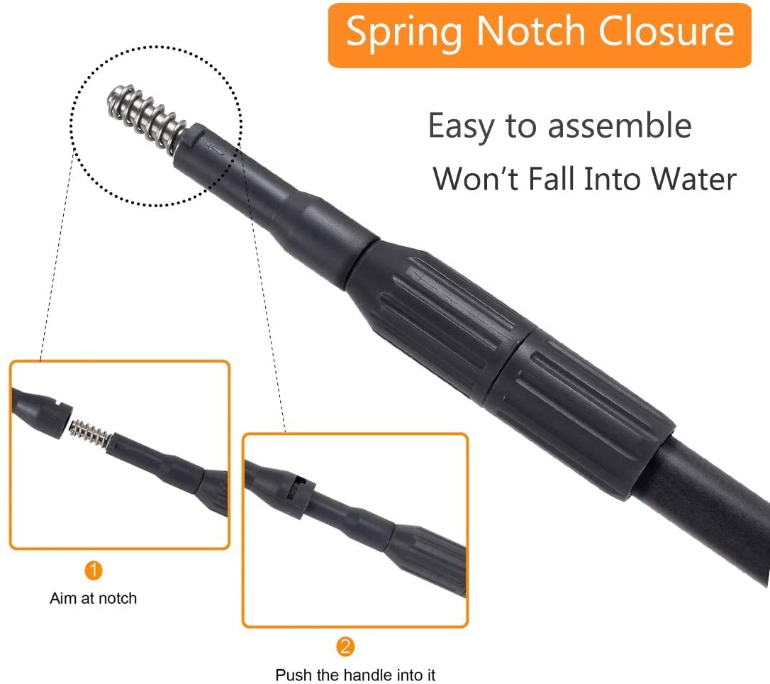 Hygger Carbon Fiber 6in1 right-angle sponge reaches tight corners.