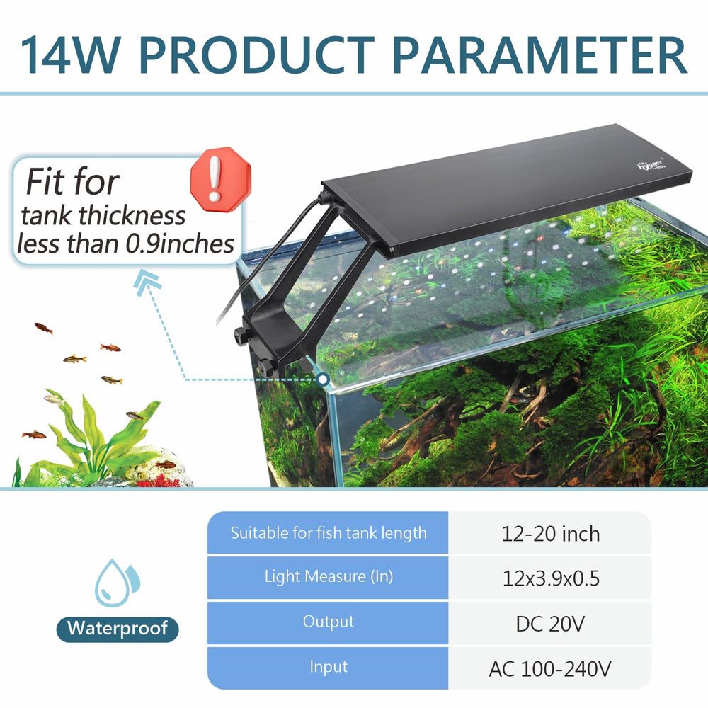 hygger clip-on led clip bracket install demonstrates easy mounting on varied glass