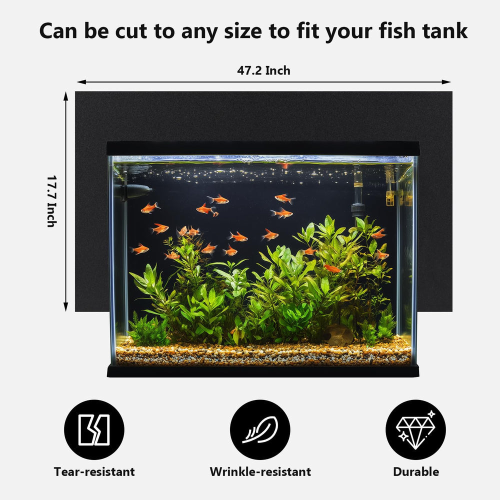 Hygger CO2 backdrop available in multiple sizes to fit different tanks.
