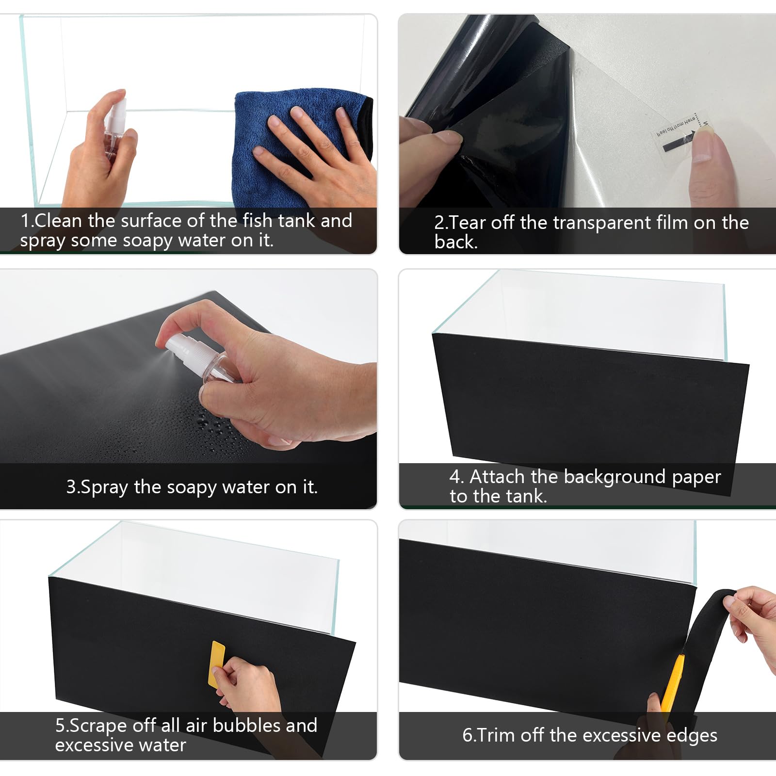 Hygger CO2 backdrop is waterproof and tear-resistant for long-lasting use.