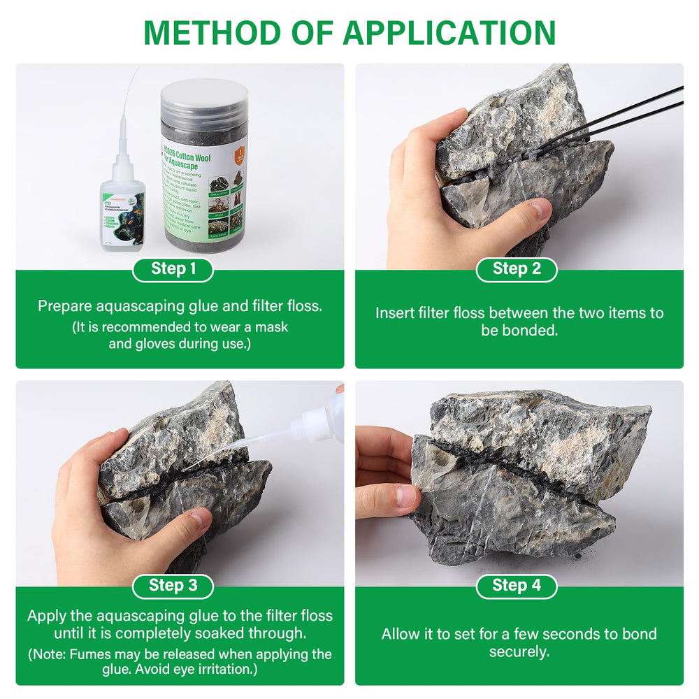 Hygger CO2 Cotton Wool easy-aquascape-setup helps beginners.