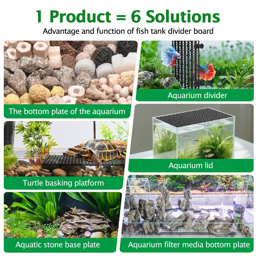 Hygger CO2 DIY aquascaping grid with scissors-cut flexibility for precise layouts