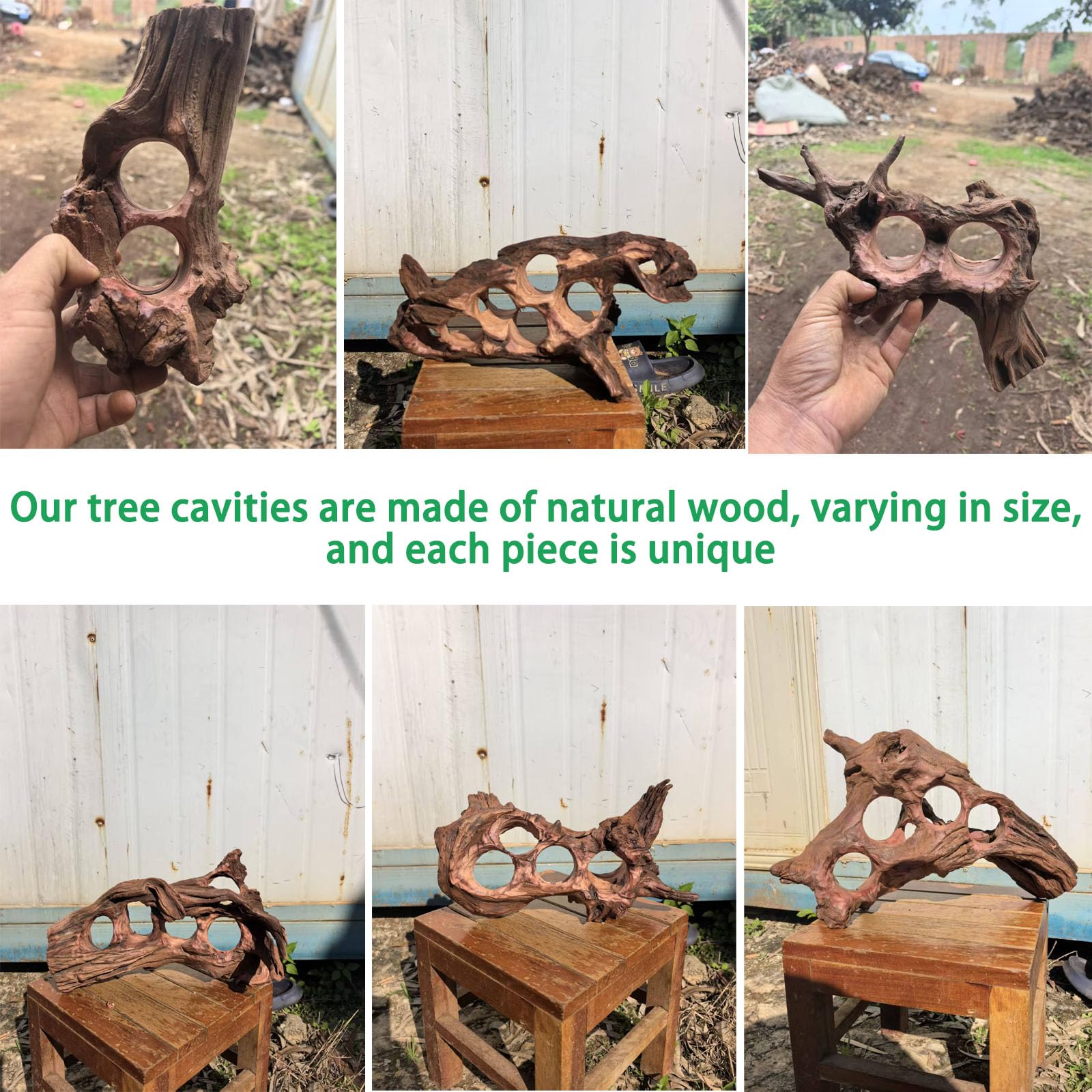 Hygger CO2 driftwood decor fits aquariums and terrariums with natural look