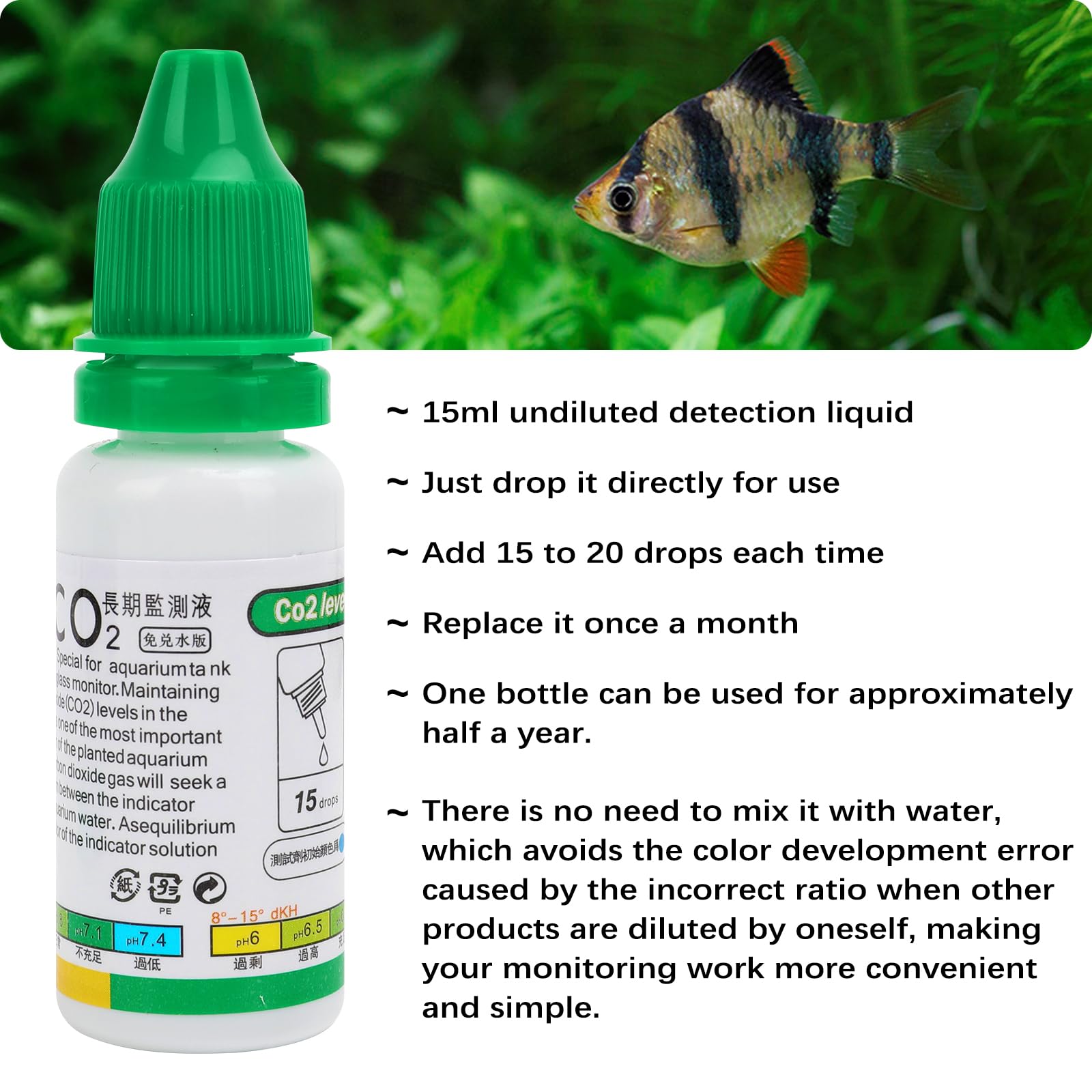 Hygger CO2 Nano Drop Checker compatibility works with any CO2 system.