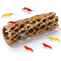 Hygger CO2 resin cholla wood decor with realistic detail boosts aquarium authenticity.