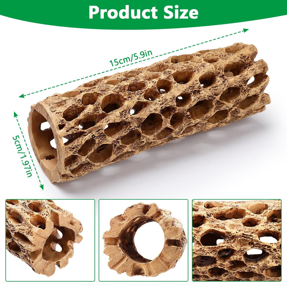 Hygger CO2 Resin Cholla Wood climbing toy adds natural texture to aquariums.
