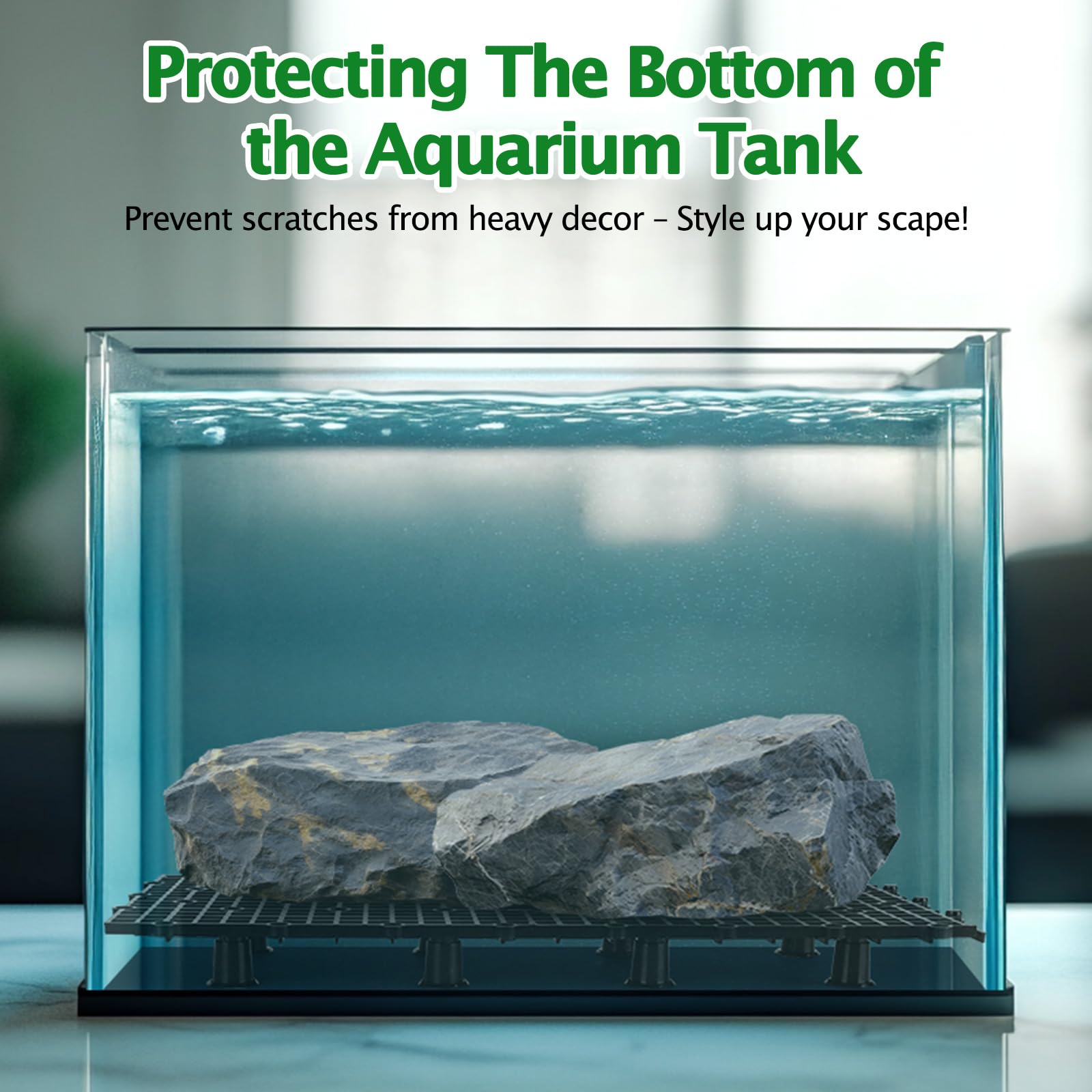 Hygger CO2 turtle platform option creates safe basking space inside the tank