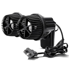Hygger 4200GPH double-head pump provides broad circulation for large tanks.