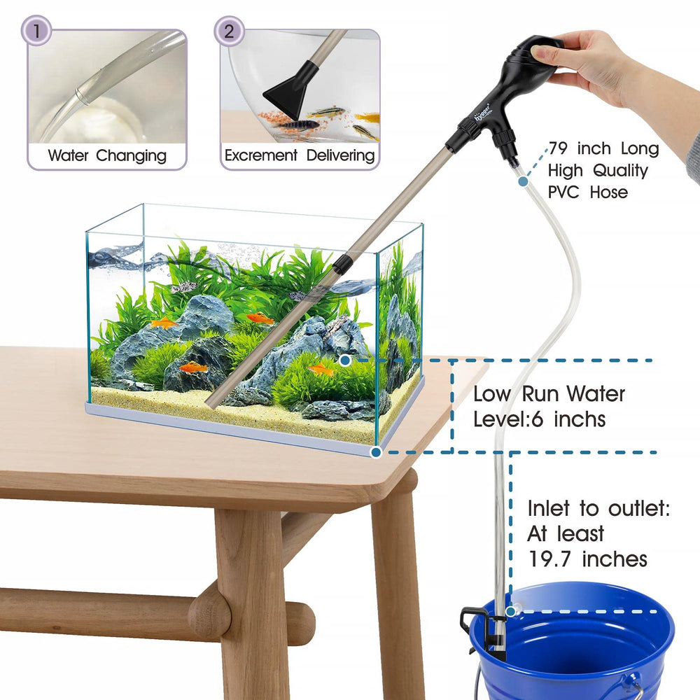 Hygger ergonomic ball handle supports multiple operation styles for effortless use