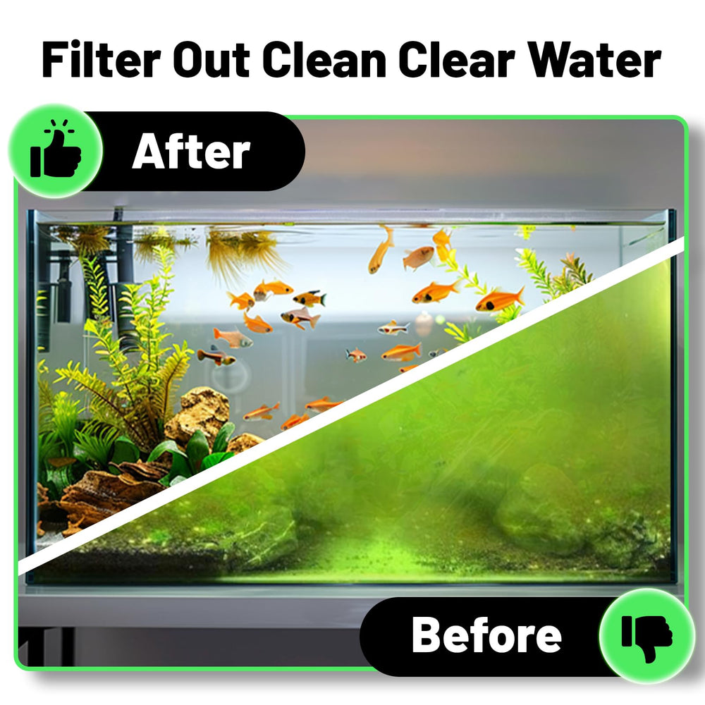 Hygger filter floss canister-fit for flexible filtration in freshwater or saltwater tanks