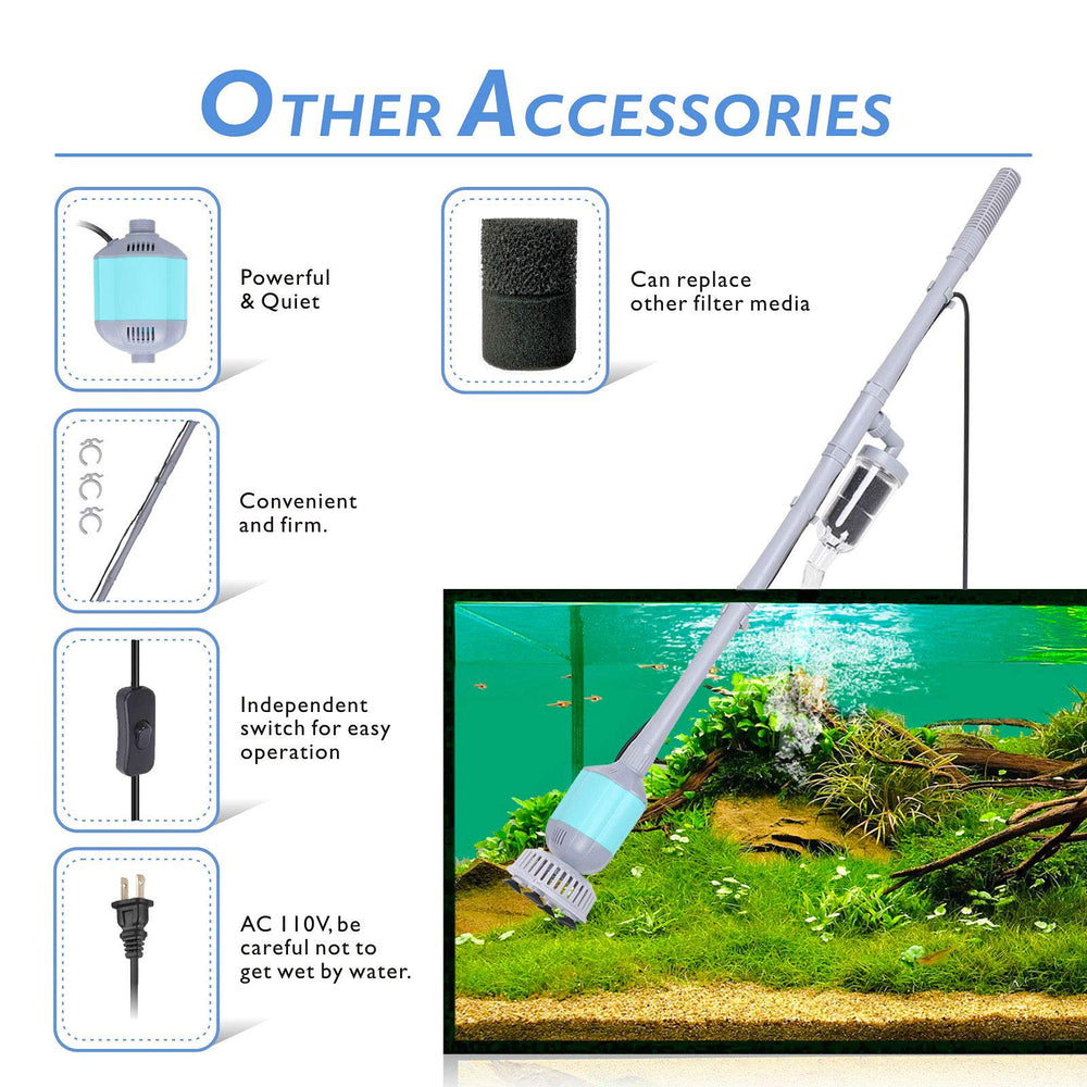 Hygger filter housing with reusable sponge for clear water