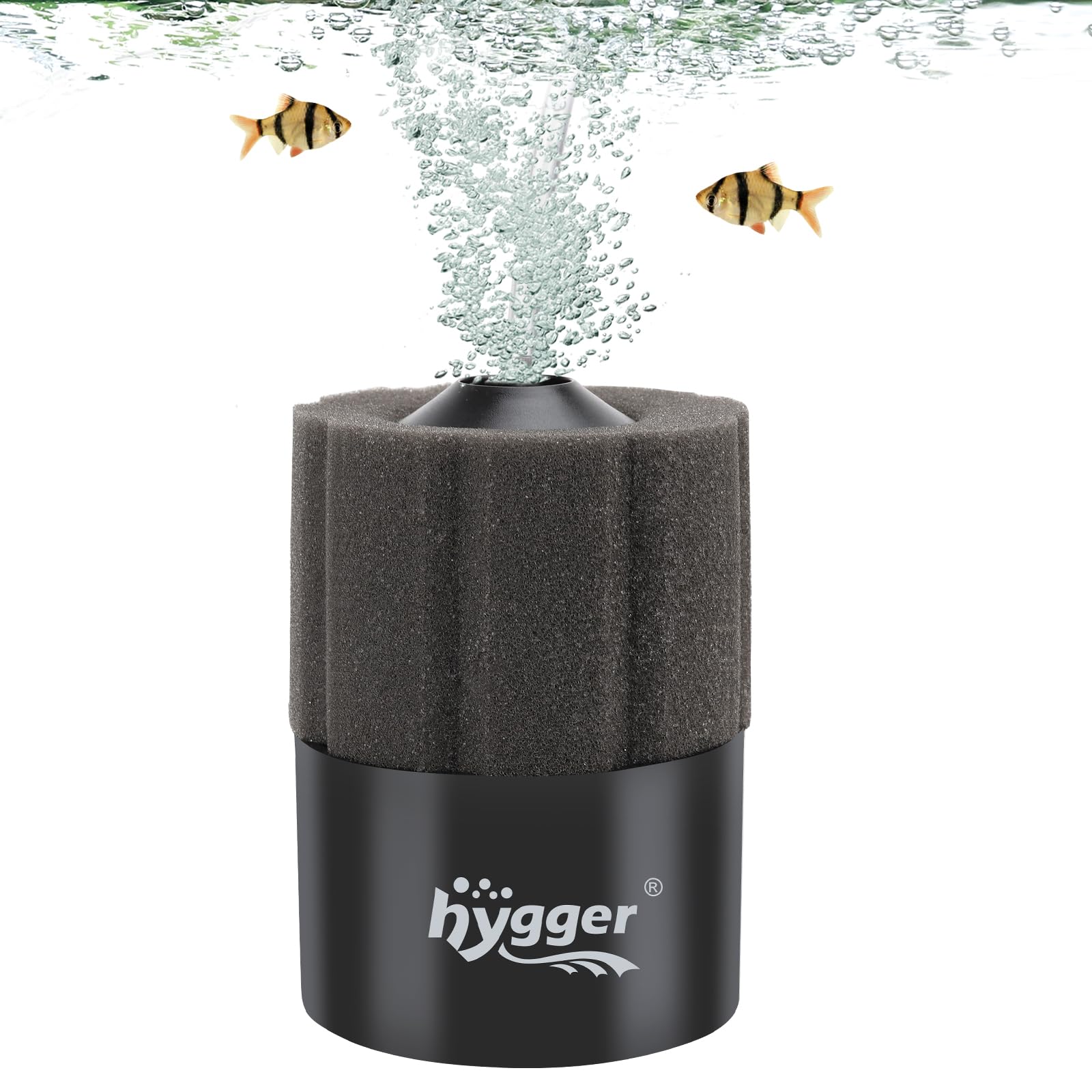 hygger filtro de esponja para acuario con doble filtración para agua clara