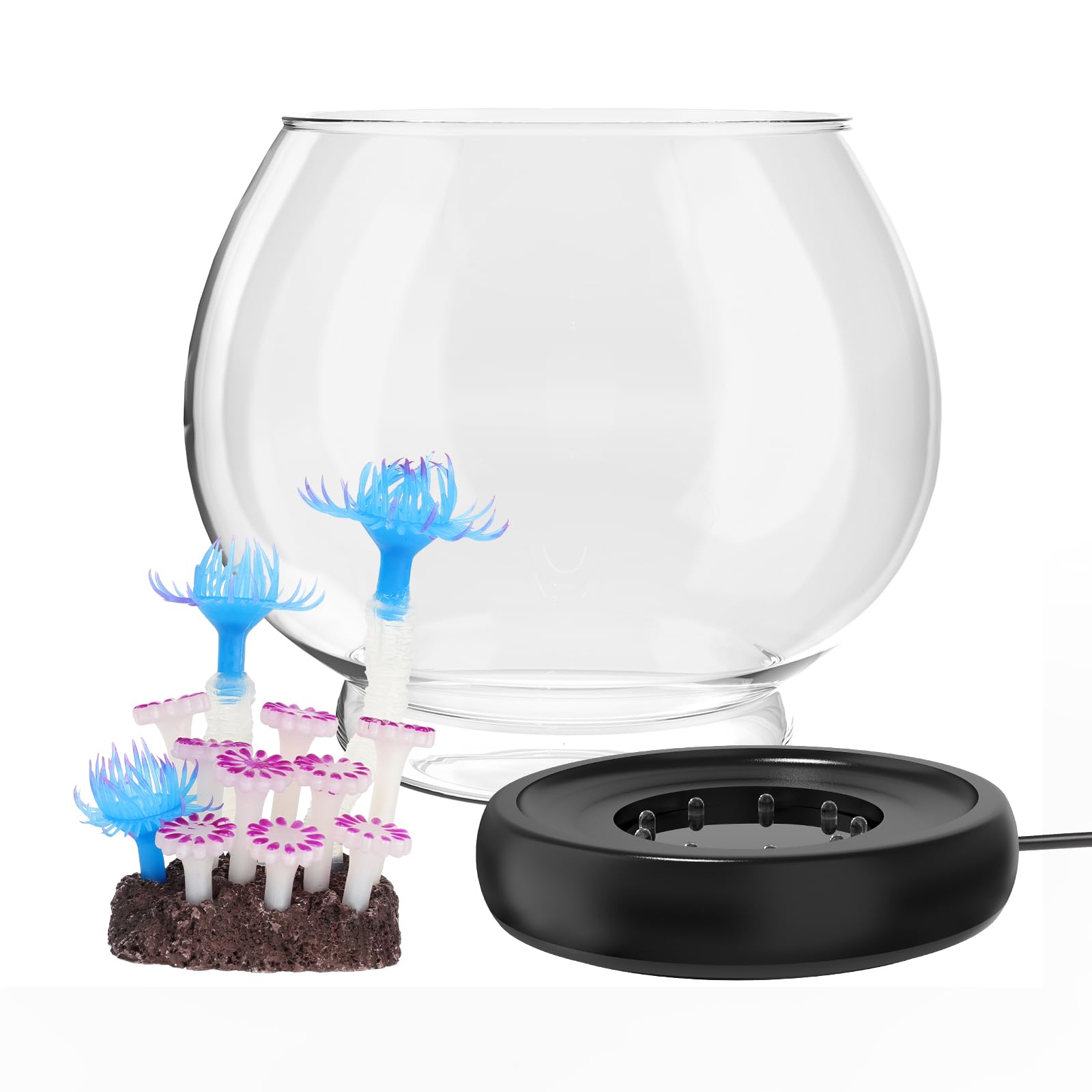 Hygger fish bowl decor-setup versatility for centerpieces and crafts