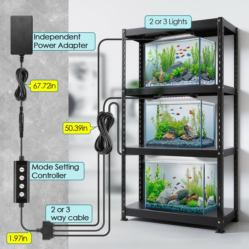 hygger IP68 waterproof design ensures safe submersion and versatile placement