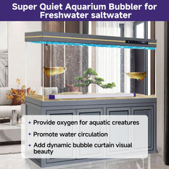 Hygger mist-like bubble wall forms an underwater decorative curtain