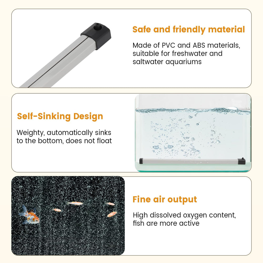 Hygger mist-like ultra-fine bubbles display adds decorative shimmer to the tank.