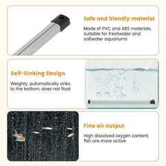 Hygger mist-like ultra-fine bubbles display adds decorative shimmer to the tank.