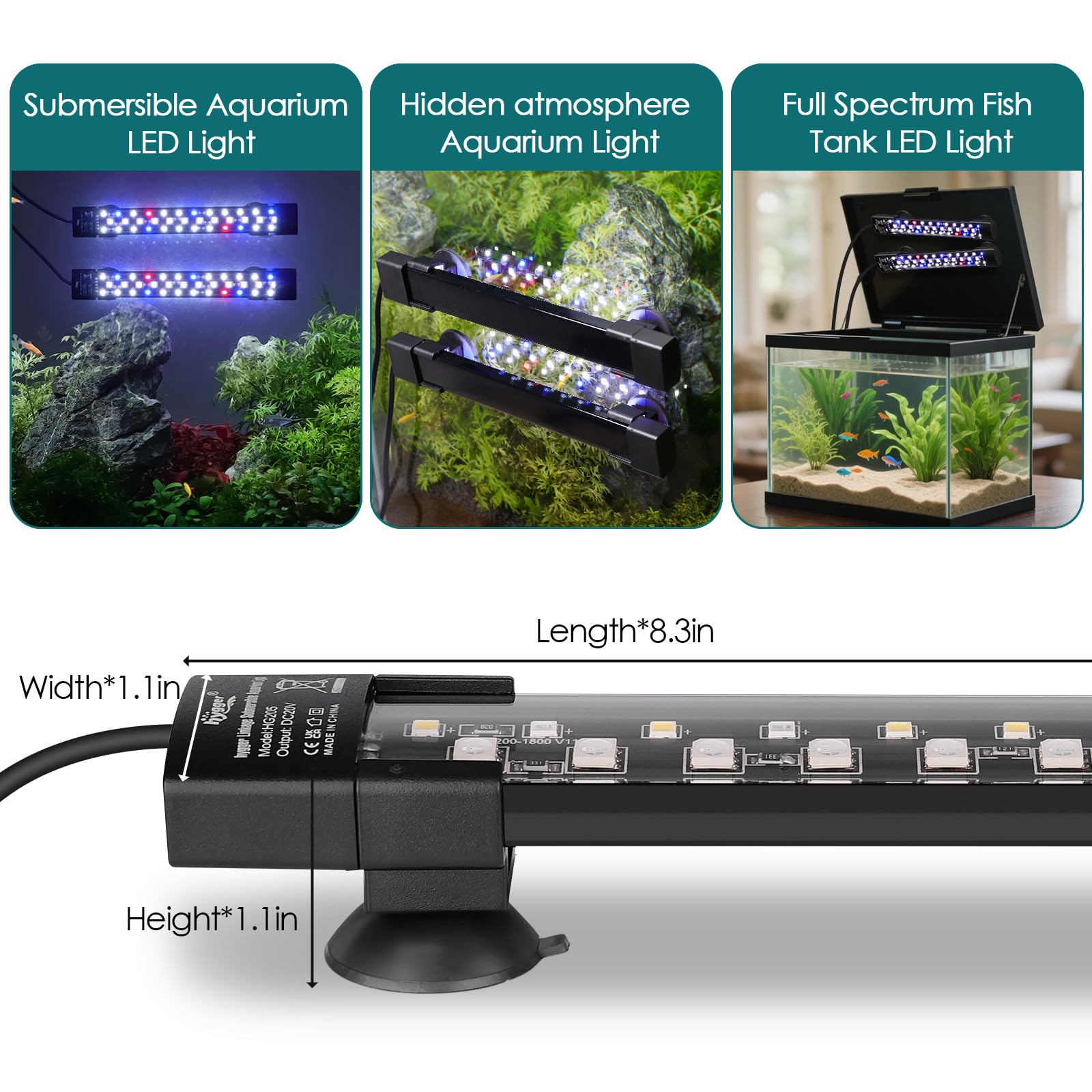Hygger single-controller multi-channel wiring keeps cables tidy