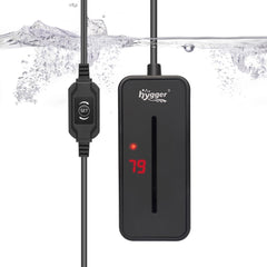hygger small submersible heater demonstrates a compact, space-saving design for 5-10 gallon tanks.