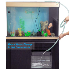 hygger submersible aquarium pump fountain setup enables quiet fountain waterfall in an aquarium
