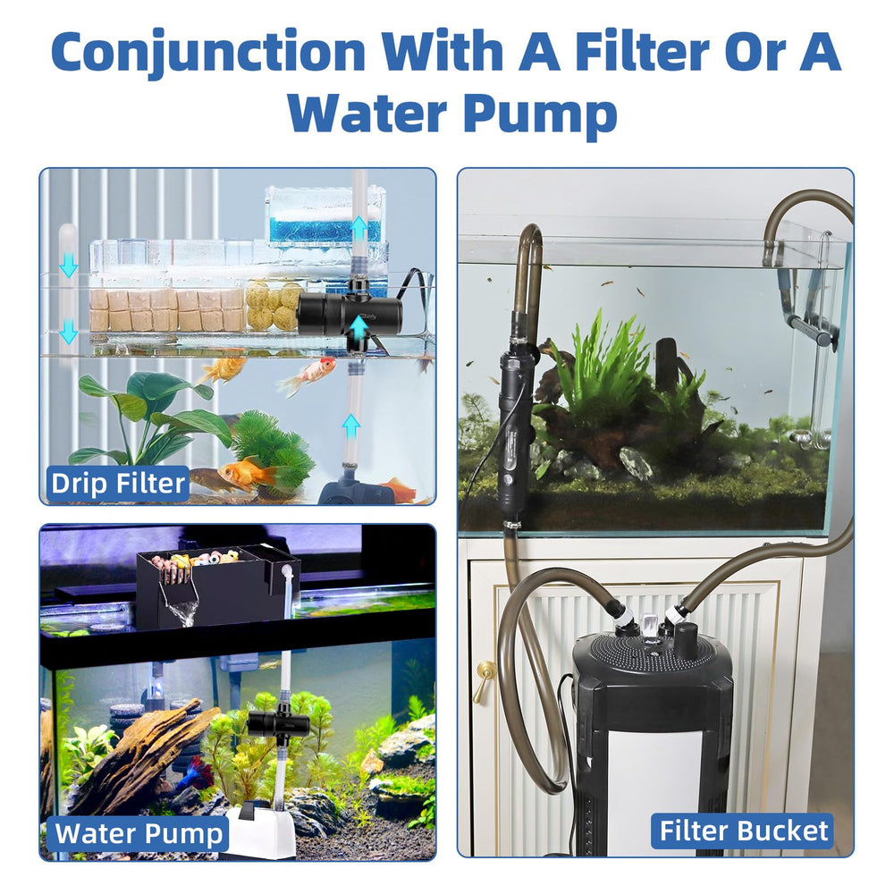 hygger U-V light usable outside the tank with external filters