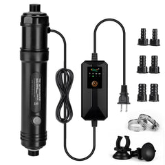 hygger U-V light shielded housing keeps aquarium safe with protected UV exposure