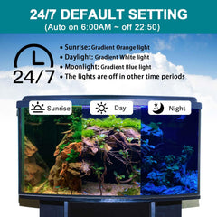 hygger submersible light usable beneath water for flexible placement