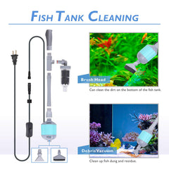 Hygger high-flow water-change pump for fast tank changes