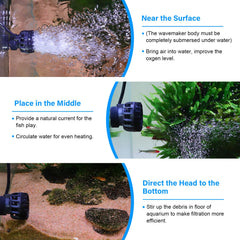 hygger wave maker outlets closeup shows versatile flow options.