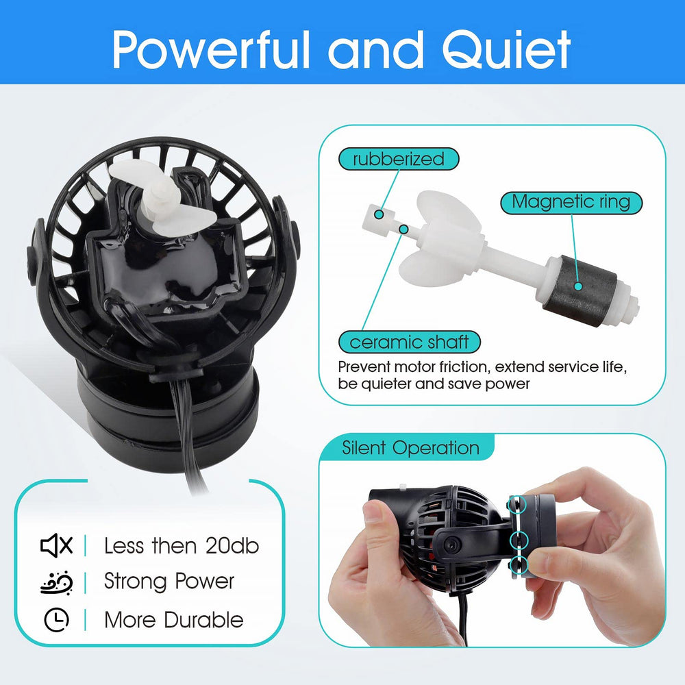 Hygger Wave Maker-quiet-operation promises near-silent performance in busy tanks.