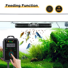 Hygger wave maker rotatable head enabling multi-directional water flow