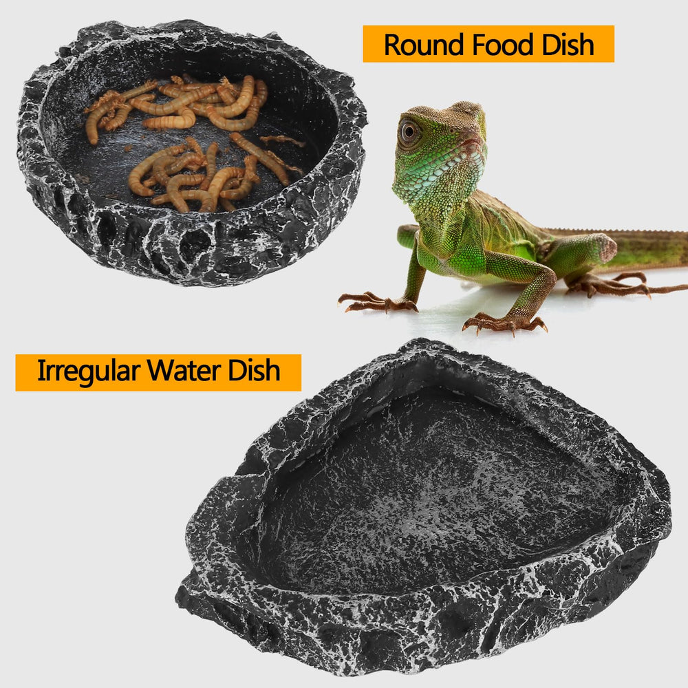Hygger zoo reptile natural terrarium decor complements bearded dragon habitats.