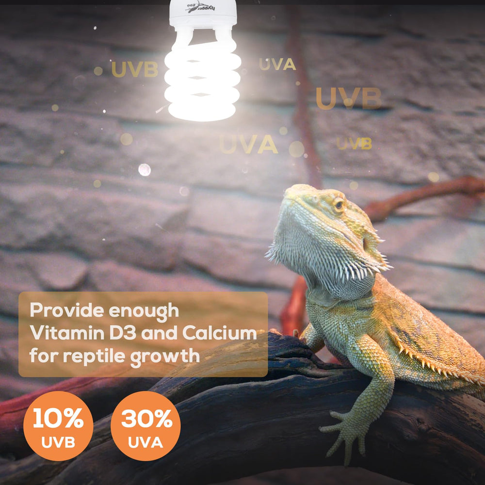 Hygger zoo UVB bulb packaging makes gifting easy for reptile lovers.