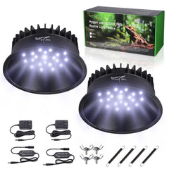 Hygger zoo UVB light curved reflector boosts UVB for reptile basking.
