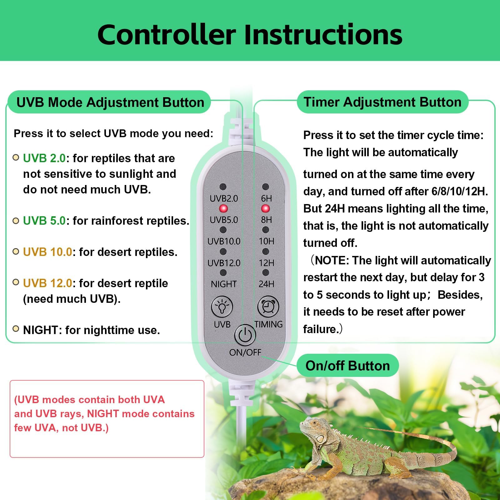 Hygger zoo UVB light delivers a natural sunlight-like spectrum for balanced reptile exposure.
