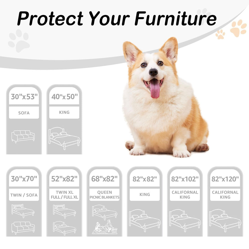 hyha furniture protection dog blanket guarding couch from hair and stains