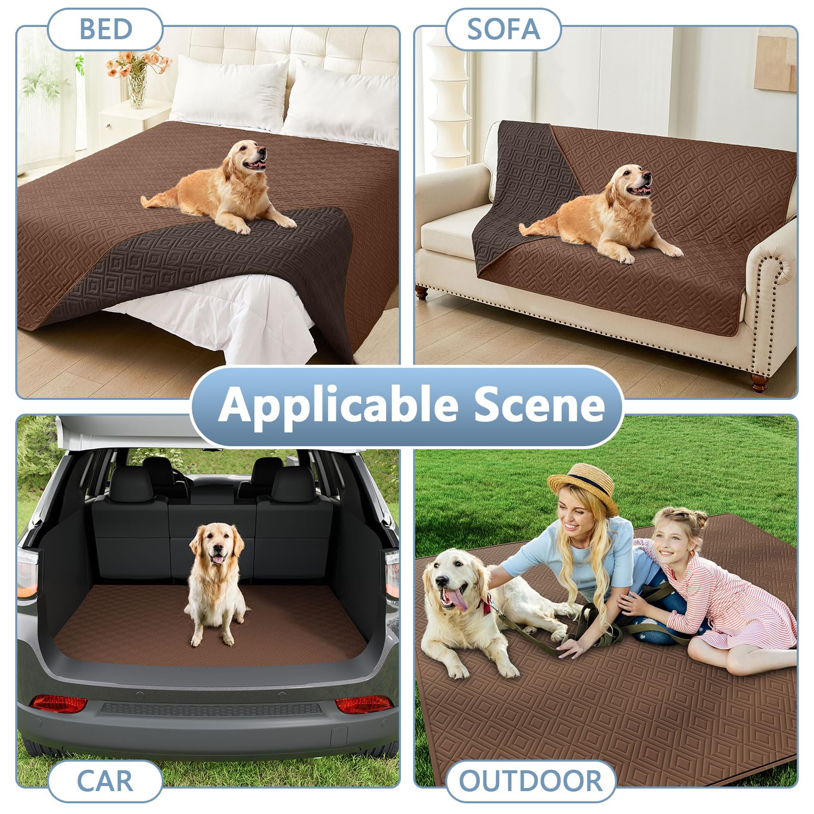 hyha machine-washable dog blanket ready for simple cleanup.