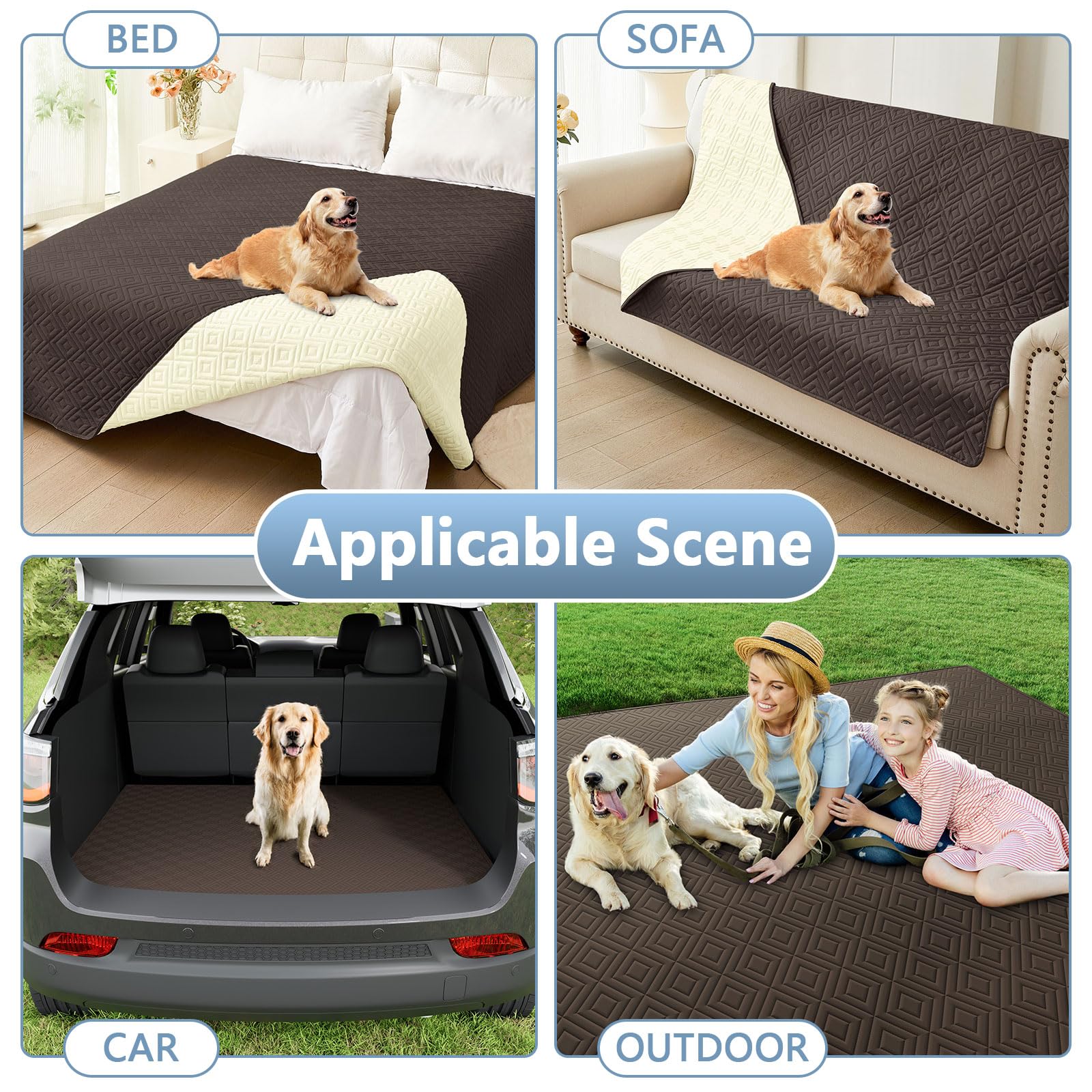 hyha machine-washable dog blanket for quick cleaning