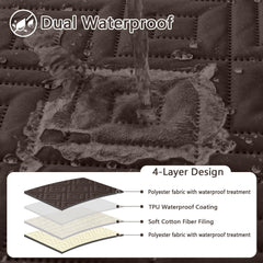 hyha dog blanket on sofa demonstrates furniture protection