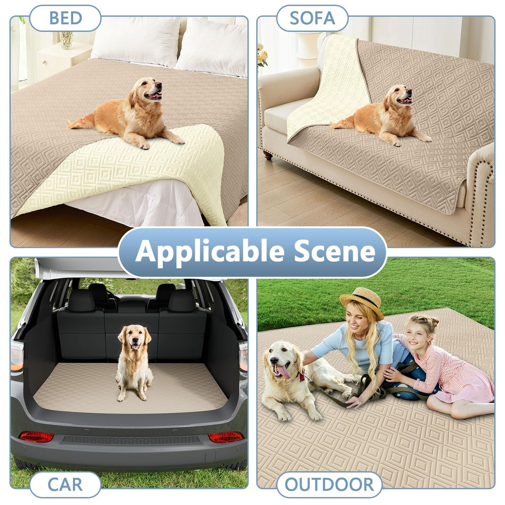Hyha dog blanket is machine washable at 86°F for easy care.