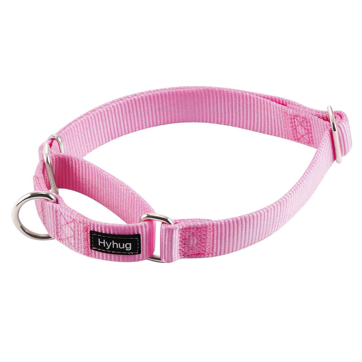 Hyhug martingale collar XL pink slip-on design for secure daily walks