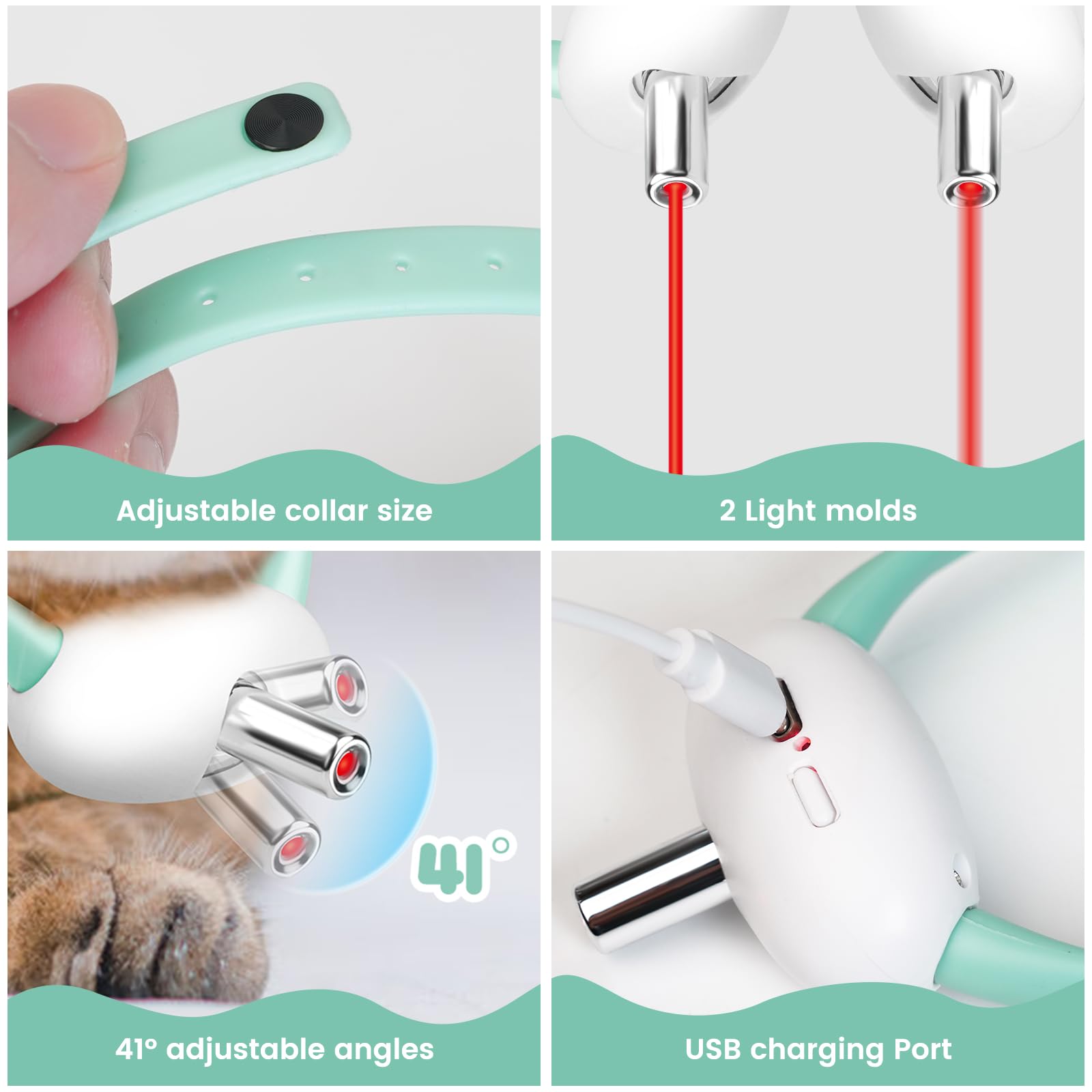 HYKCZOUS 41-degree laser head angle enabling engaging chase distance